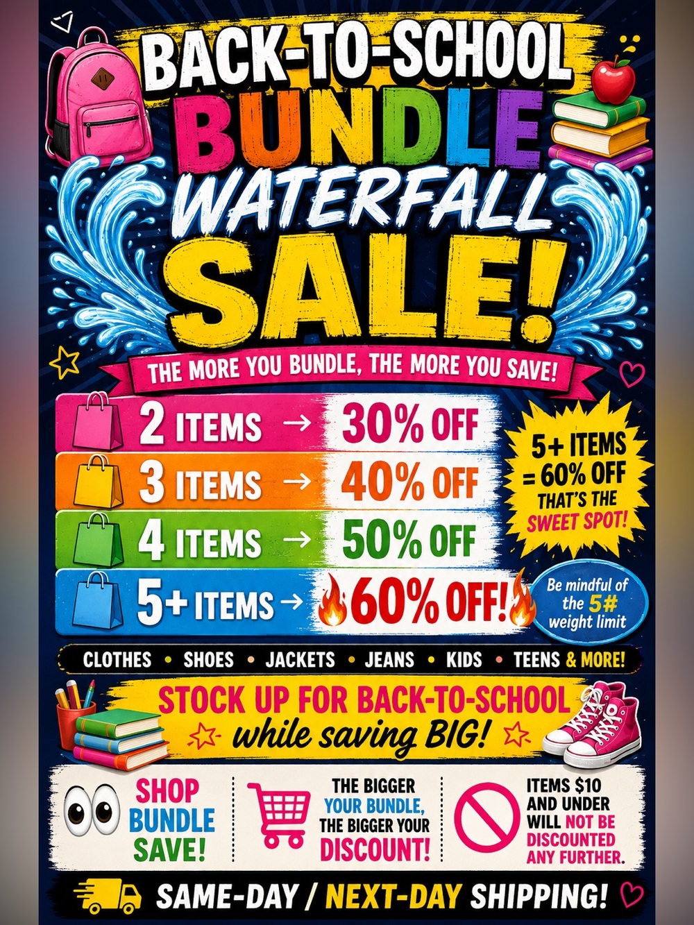 Back to School Mega Sale